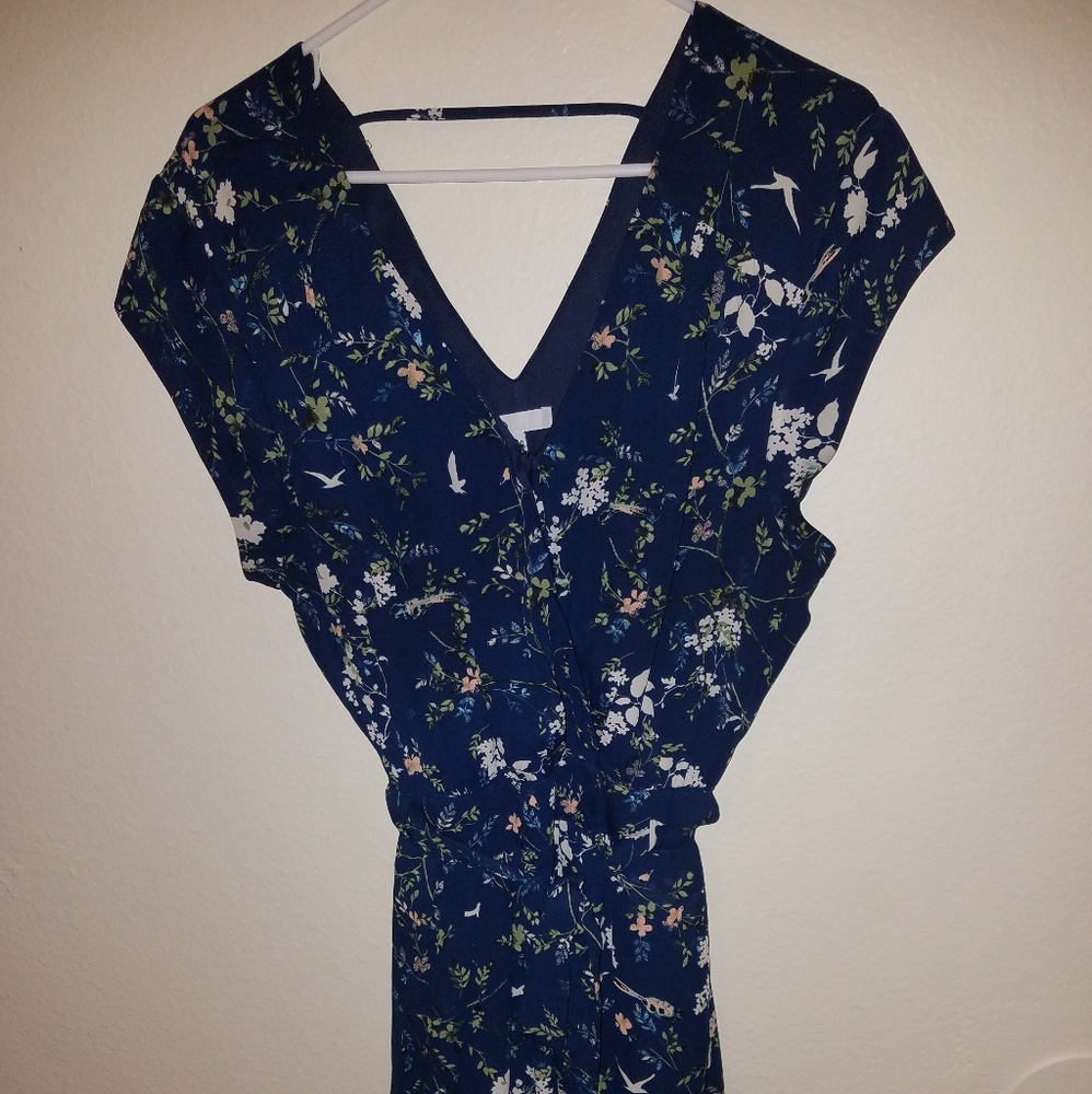 DR2 Blue Floral Dress